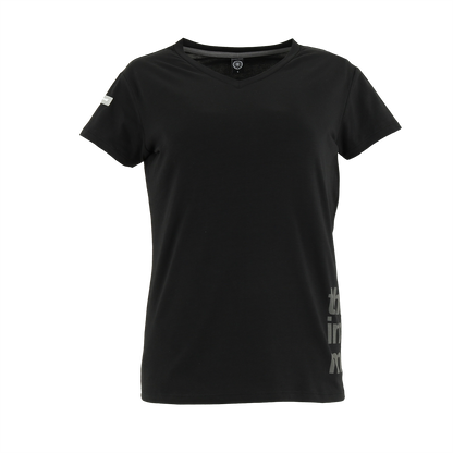 Indian Maharadja Kota Women Shadow Tee Black