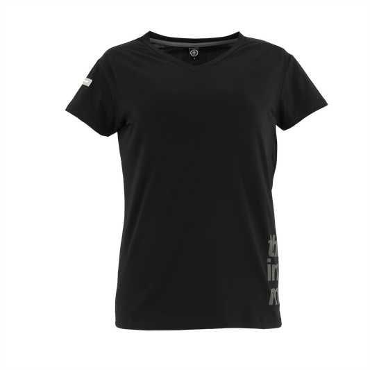 Indian Maharadja Kota Women Shadow Tee Black