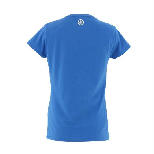 Indian Maharadja Kota Striped Tee Women Cobalt