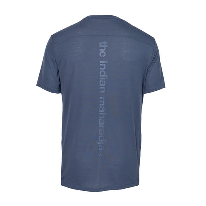 Indian Maharadja Dry Touch Tee Men Indigo Blue