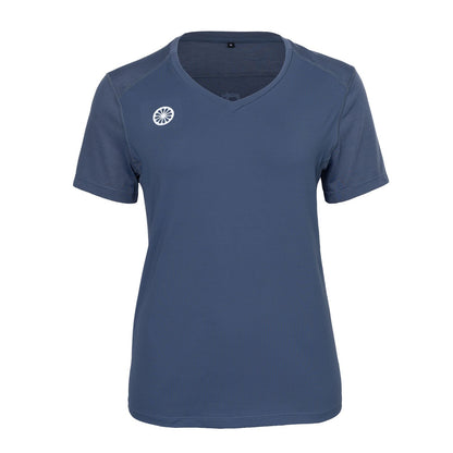 Indian Maharadja Dry Touch Tee Women Indigo Blue