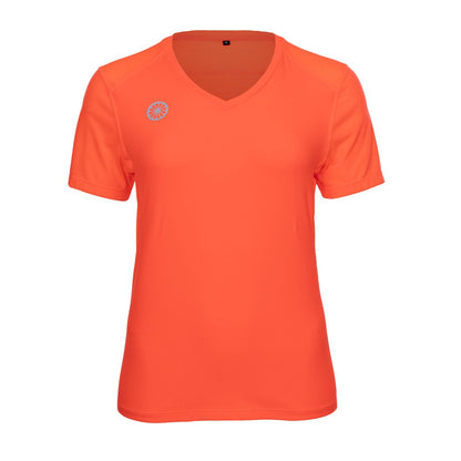 Indian Maharadja Dry Touch Tee Women Neon Coral