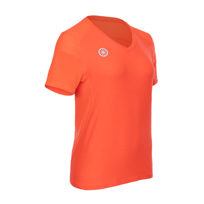 Indian Maharadja Dry Touch Tee Women Neon Coral
