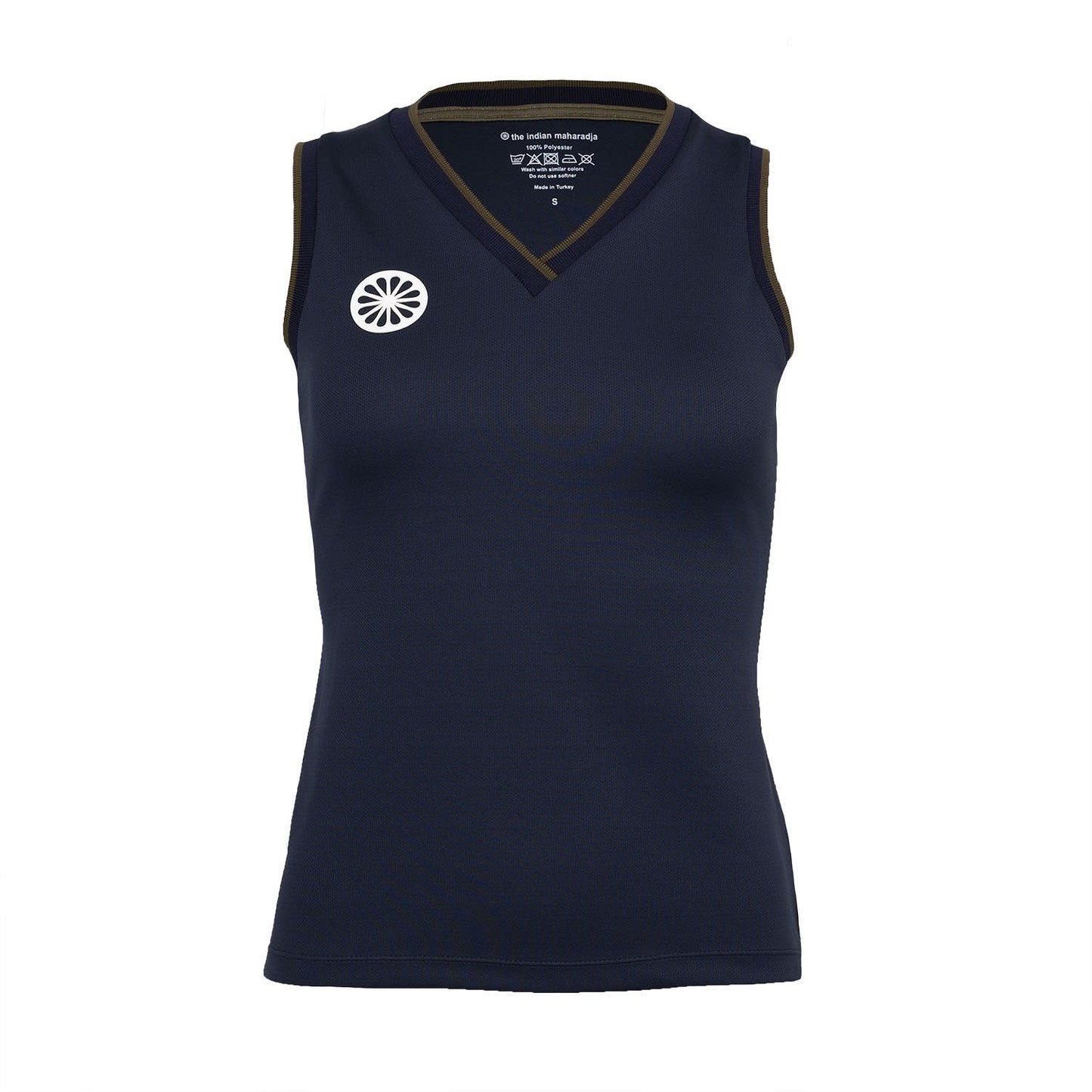 Indian Maharadja Kadiri Pique Tank Navy