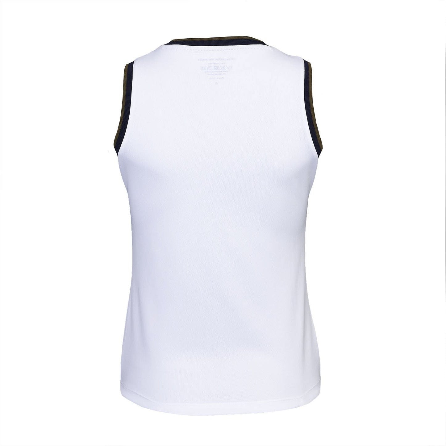 Indian Maharadja Kadiri Pique Tank White