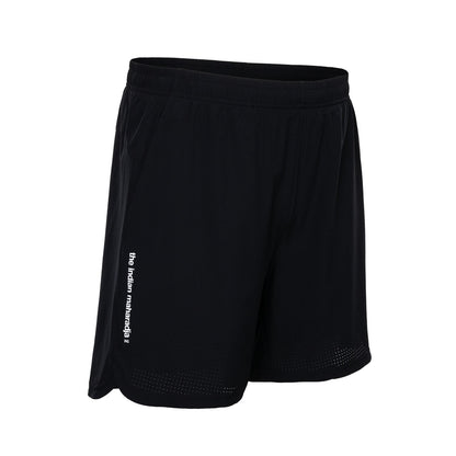 Indian Maharadja 2 in 1 Men Short 7 inch Black