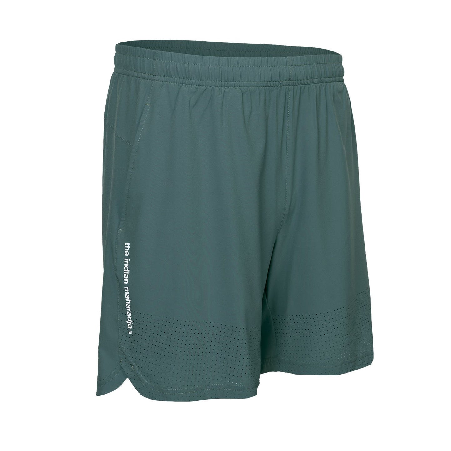 Indian Maharadja 2 in 1 Men Short 7 inch Duck Green
