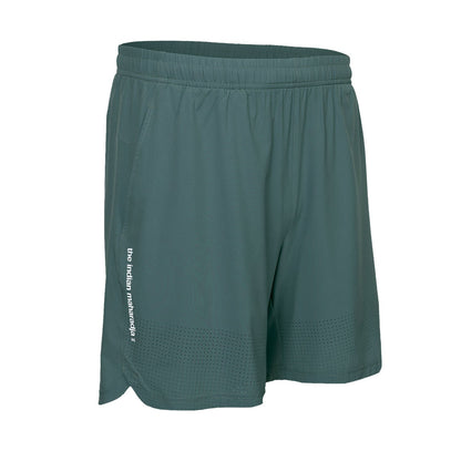 Indian Maharadja 2 in 1 Men Short 7 inch Duck Green
