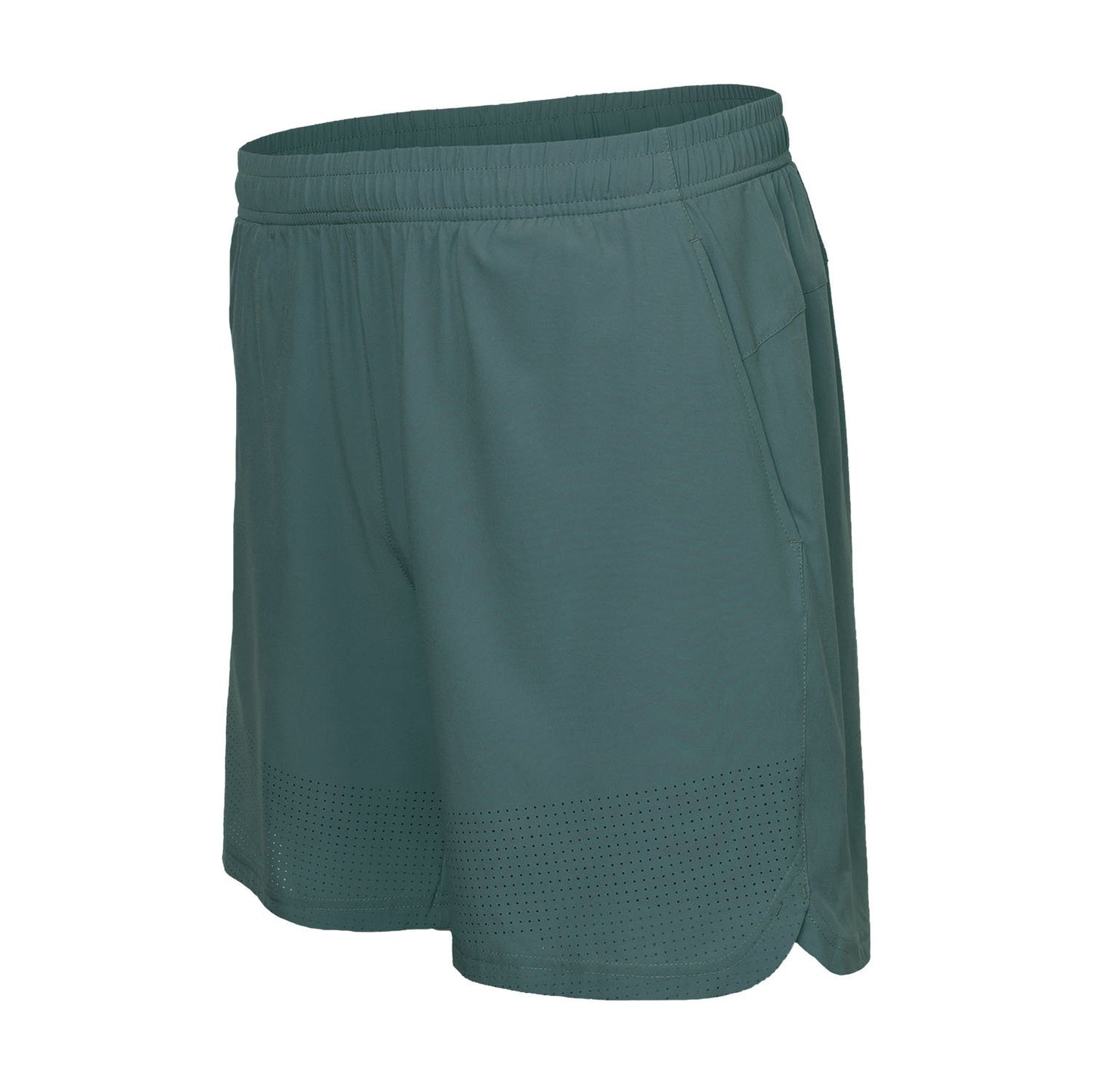 Indian Maharadja 2 in 1 Men Short 7 inch Duck Green