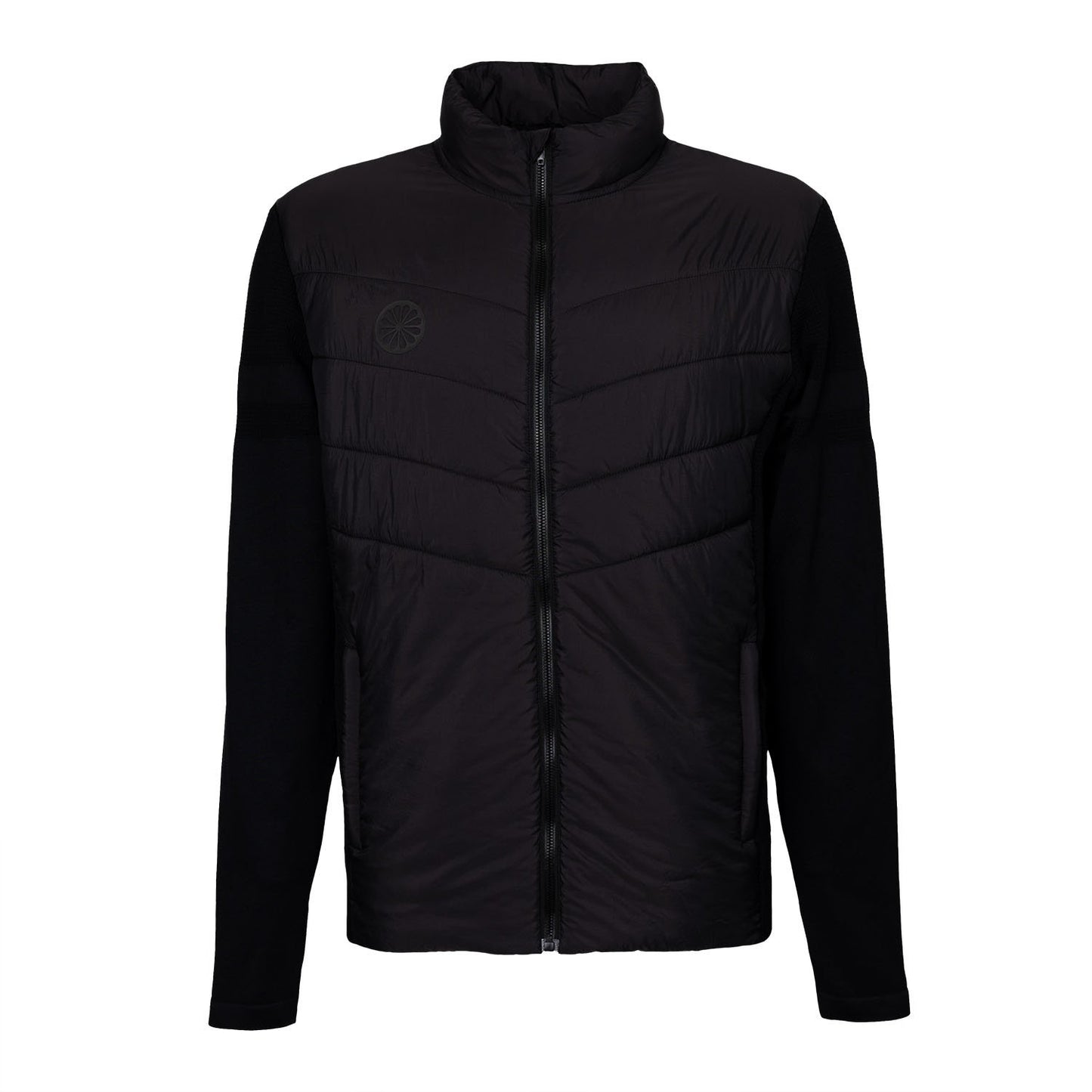 Indian Maharadja Men Padded Jacket Black