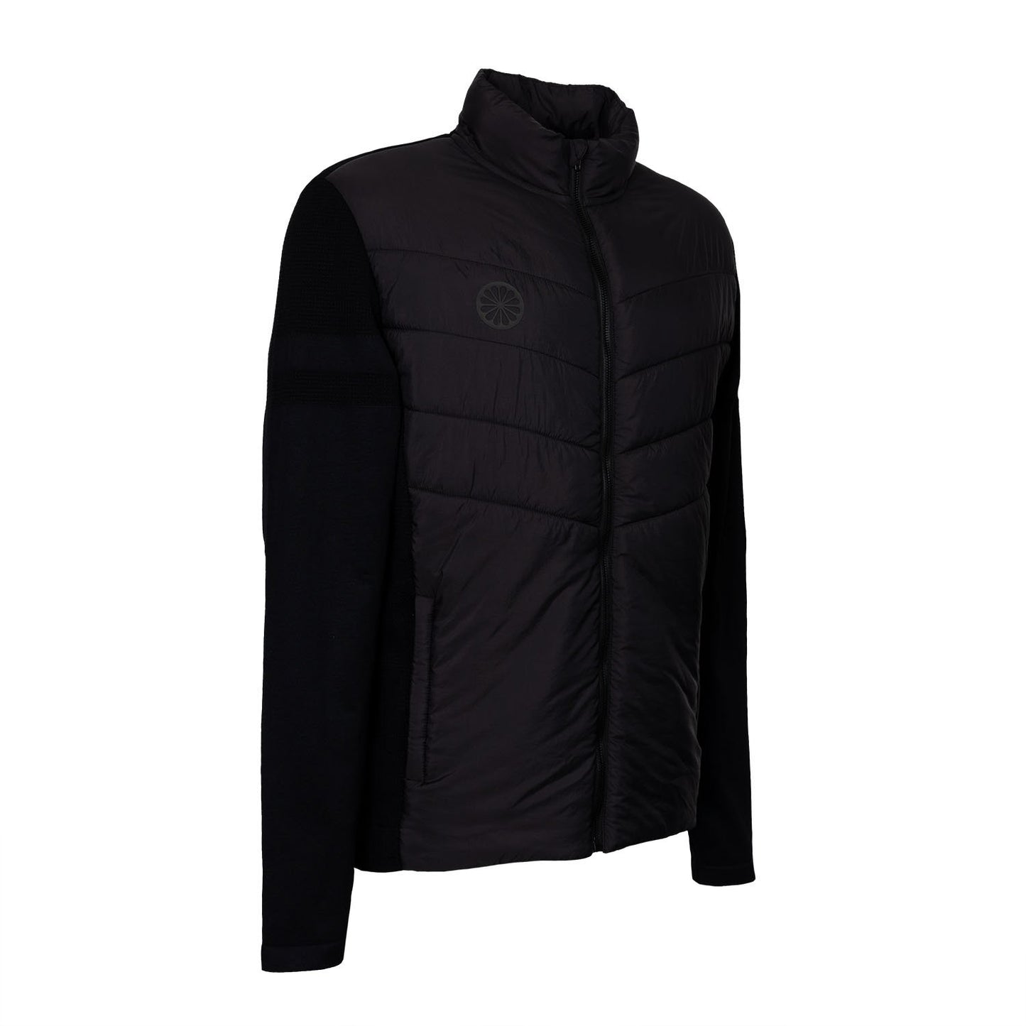 Indian Maharadja Men Padded Jacket Black