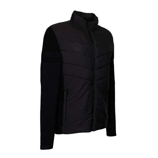 Indian Maharadja Men Padded Jacket Black