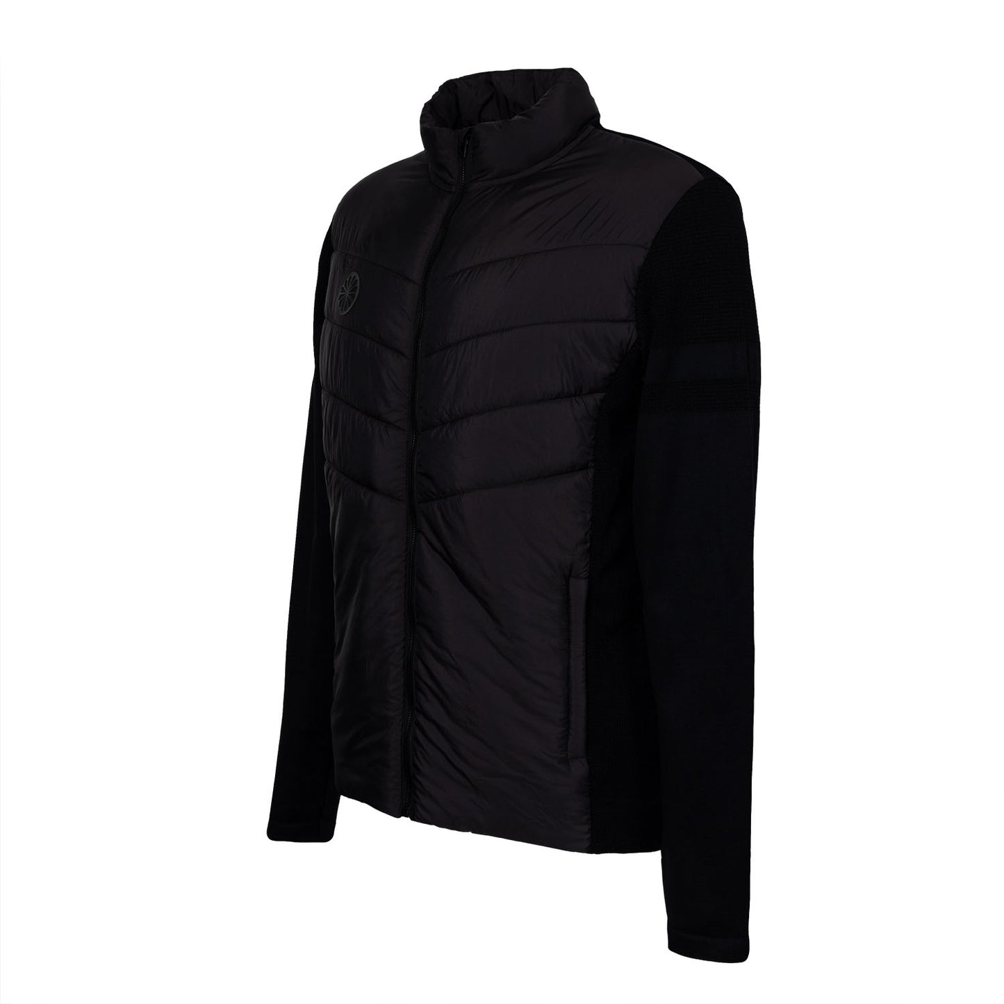 Indian Maharadja Men Padded Jacket Black
