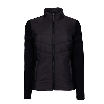 Indian Maharadja Women Padded Jacket Black