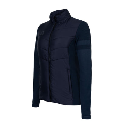 Indian Maharadja Women Padded Jacket Night Blue