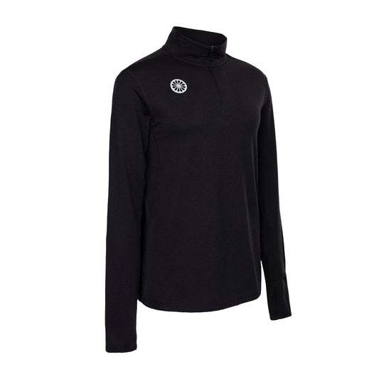 Indian Maharadja Men Half Zip Longsleeve Black