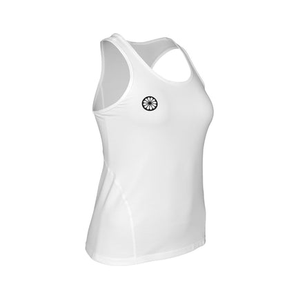 Indian Maharadja Women Performance Tank Bright White