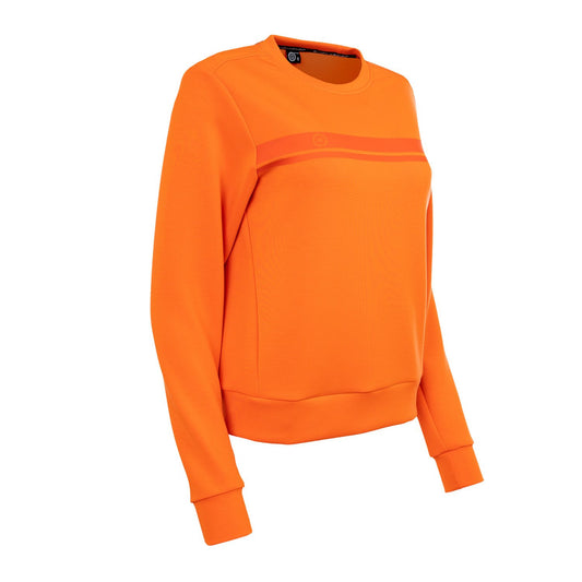 Indian Maharadja Women Soft Supreme Sweater Sunset Orange