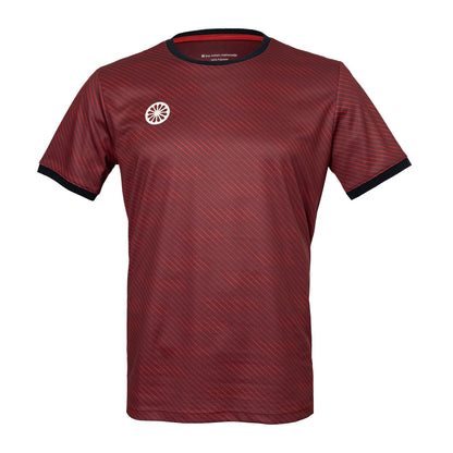 Indian Maharadja Pique Printed Tee Men Bordeaux