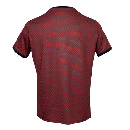 Indian Maharadja Pique Printed Tee Men Bordeaux