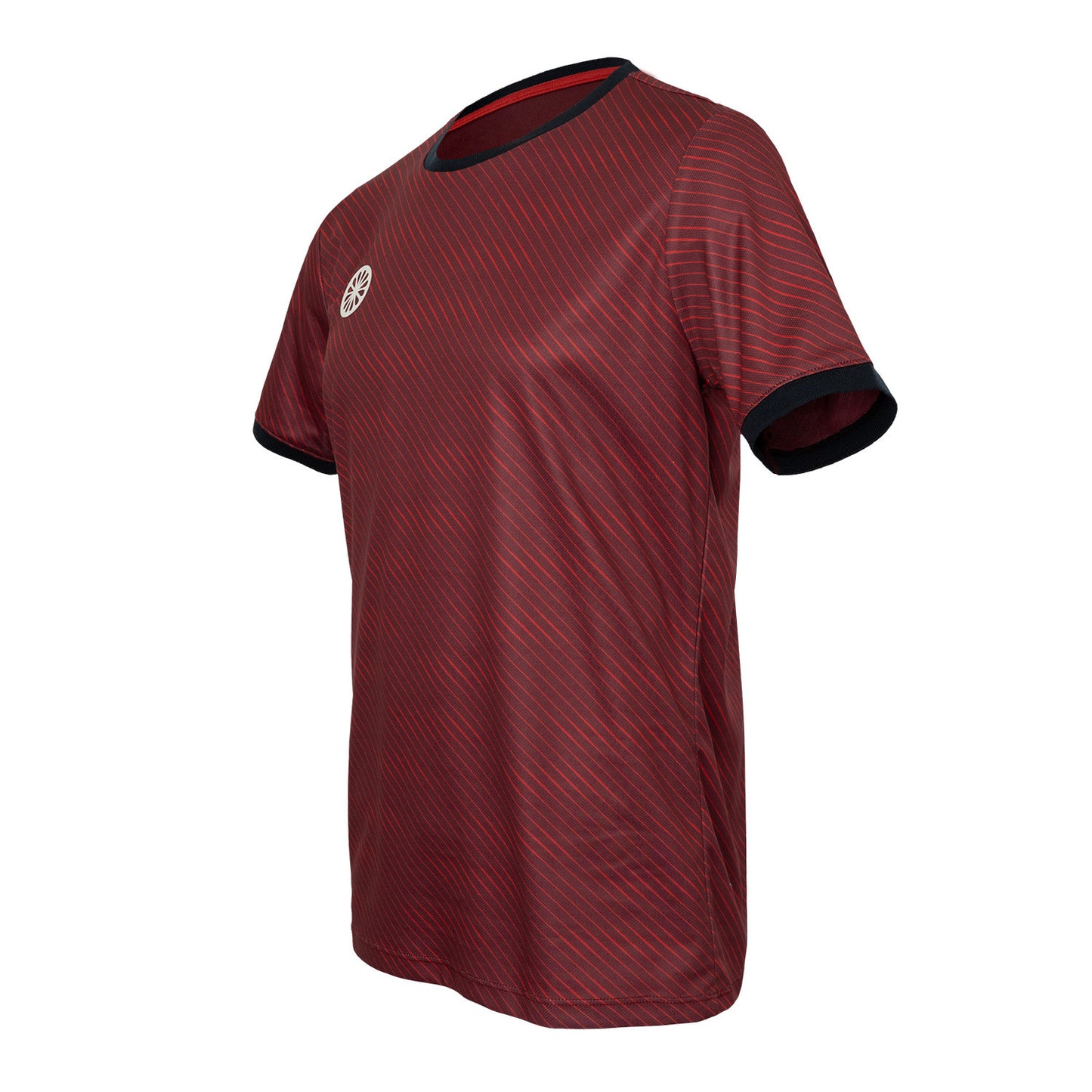 Indian Maharadja Pique Printed Tee Men Bordeaux