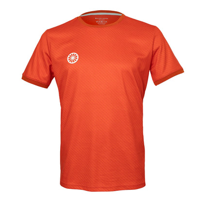 Indian Maharadja Pique Printed Tee Men Sunset Orange