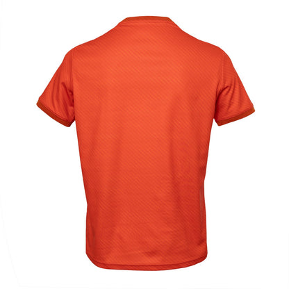 Indian Maharadja Pique Printed Tee Men Sunset Orange