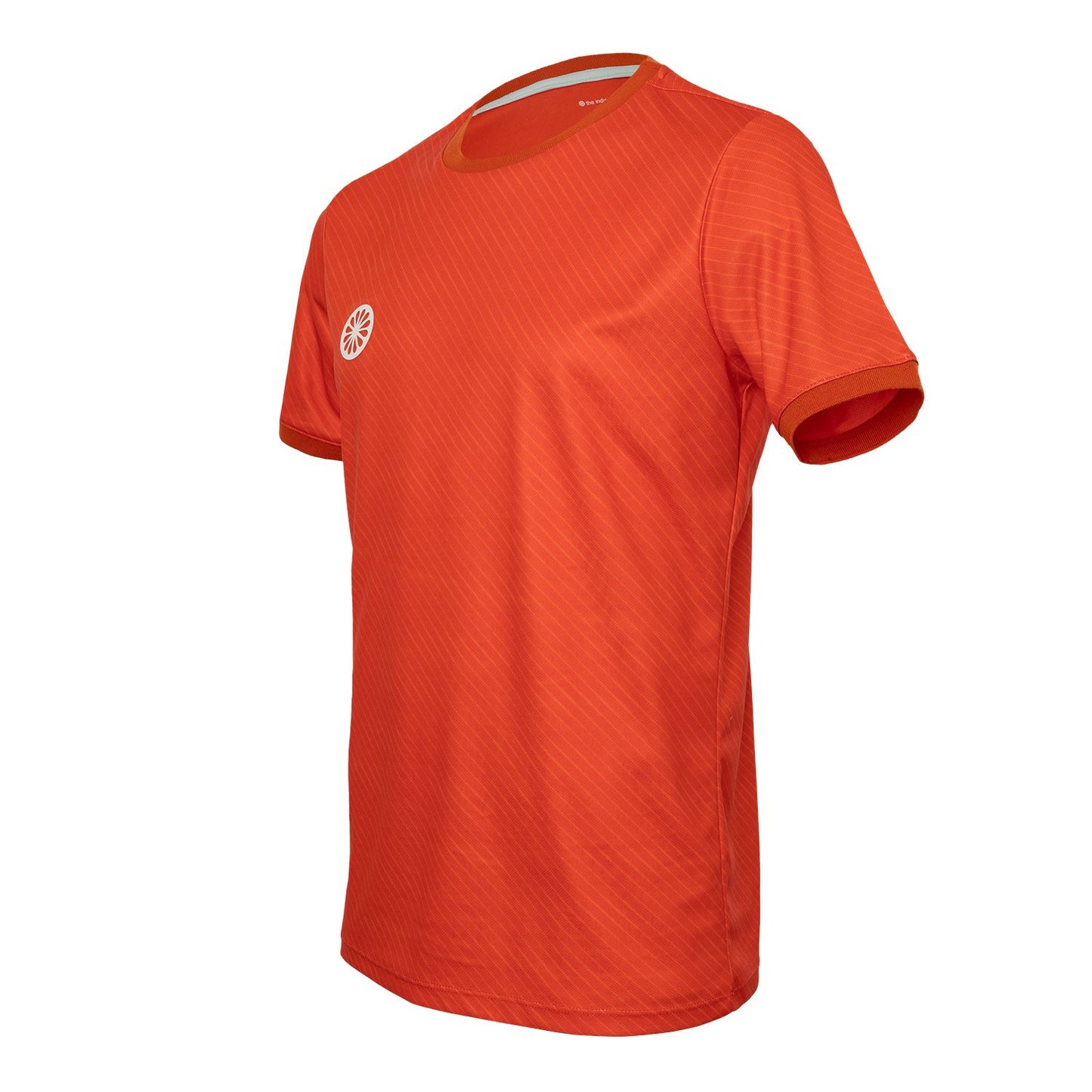 Indian Maharadja Pique Printed Tee Men Sunset Orange