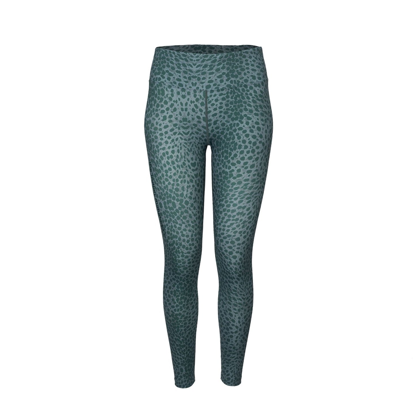 Indian Maharadja Women Leopard Tight Duck Green