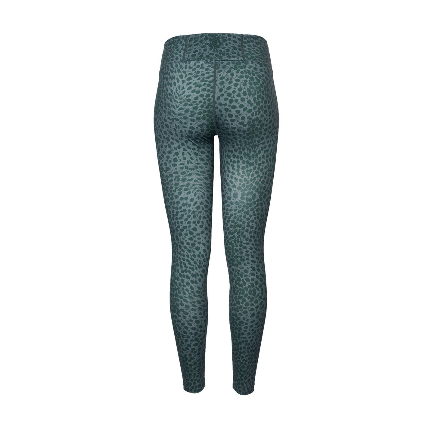 Indian Maharadja Women Leopard Tight Duck Green