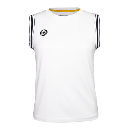 Indian Maharadja Sleeveless Pique Top Women White