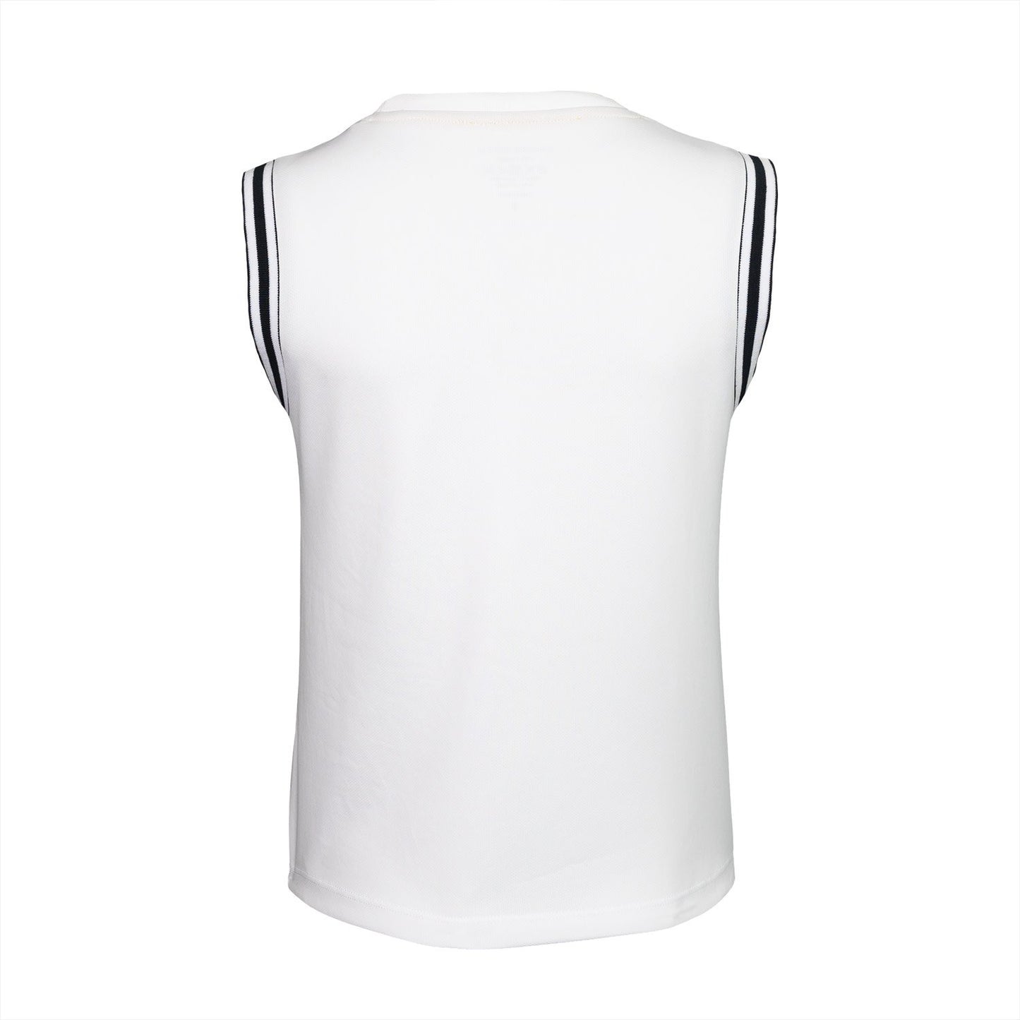 Indian Maharadja Sleeveless Pique Top Women White