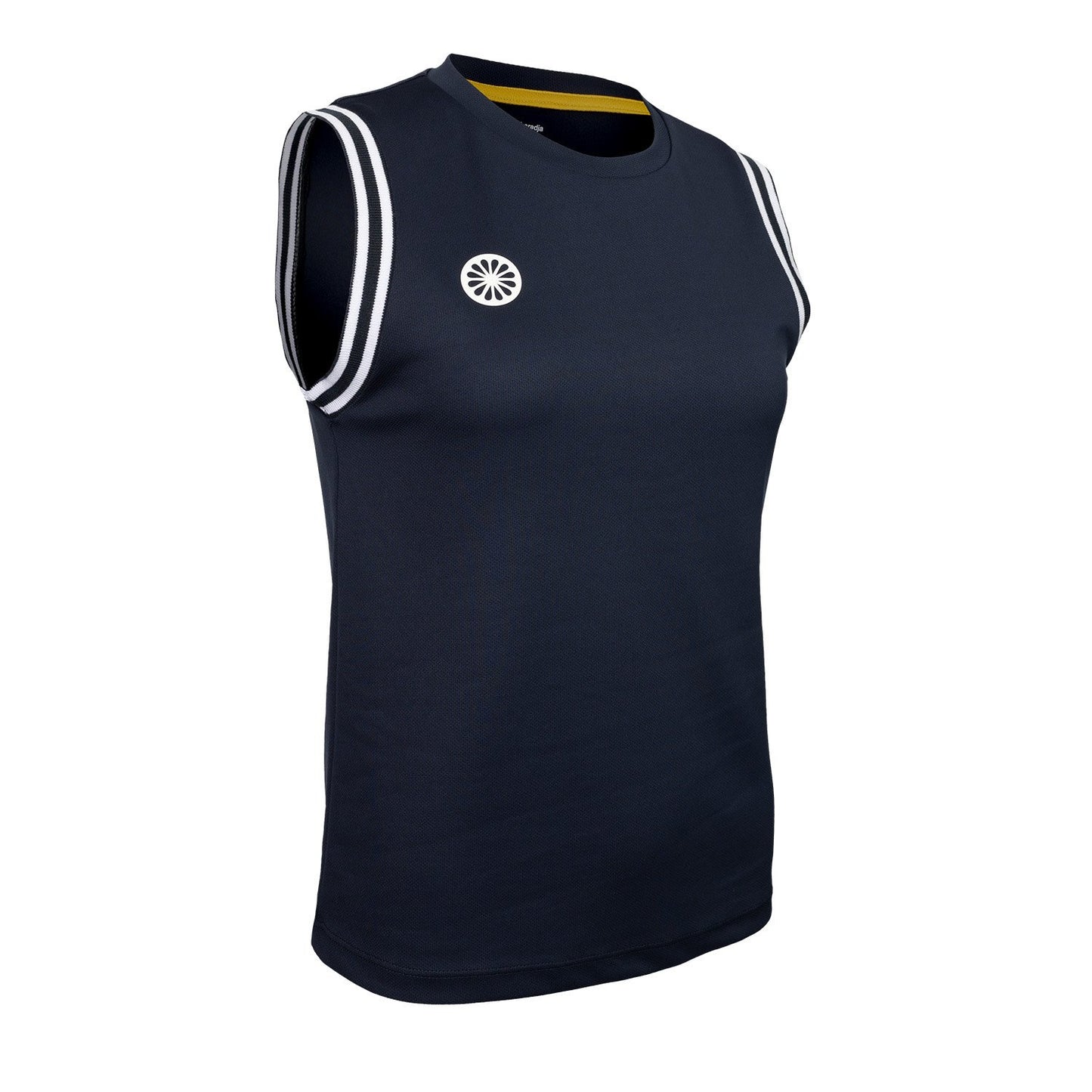 Indian Maharadja Sleeveless Pique Top Women Night Blue