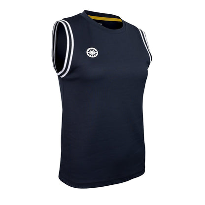 Indian Maharadja Sleeveless Pique Top Women Night Blue