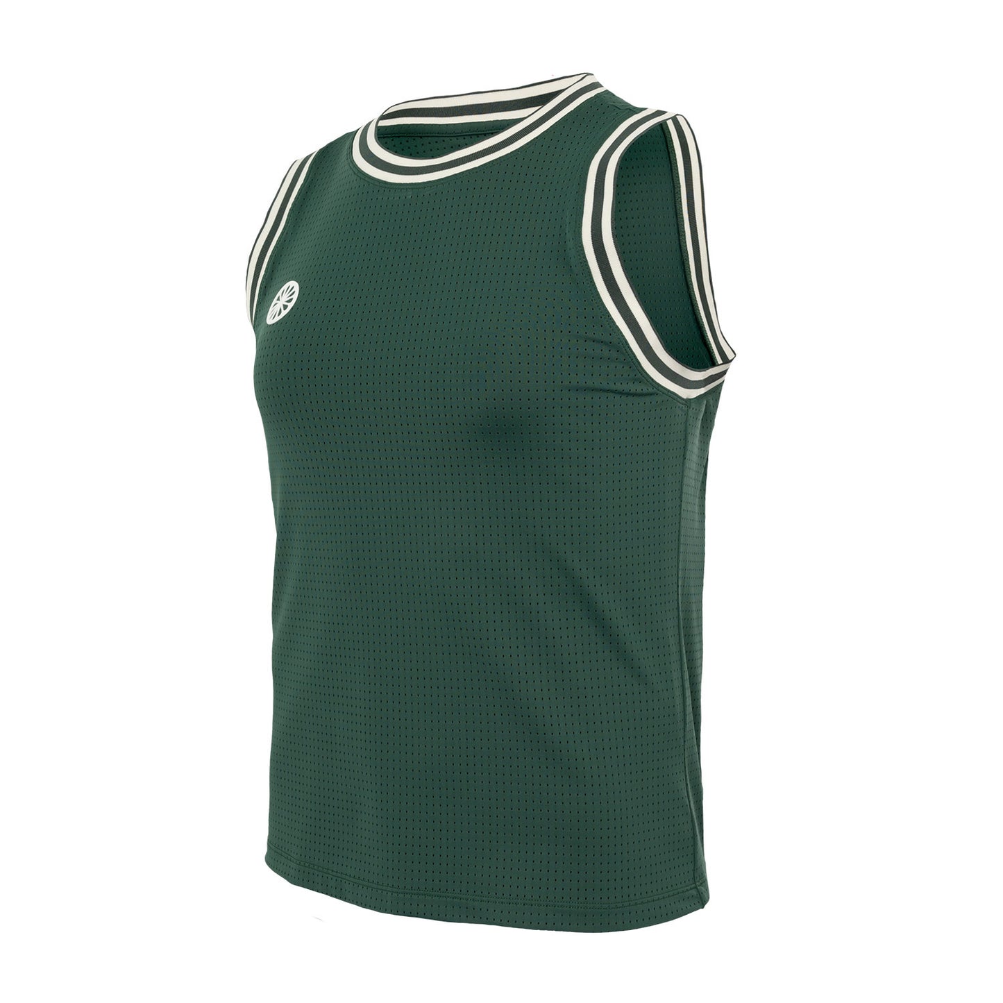 Indian Maharadja Mesh Top Women Forest Green