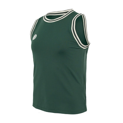 Indian Maharadja Mesh Top Women Forest Green