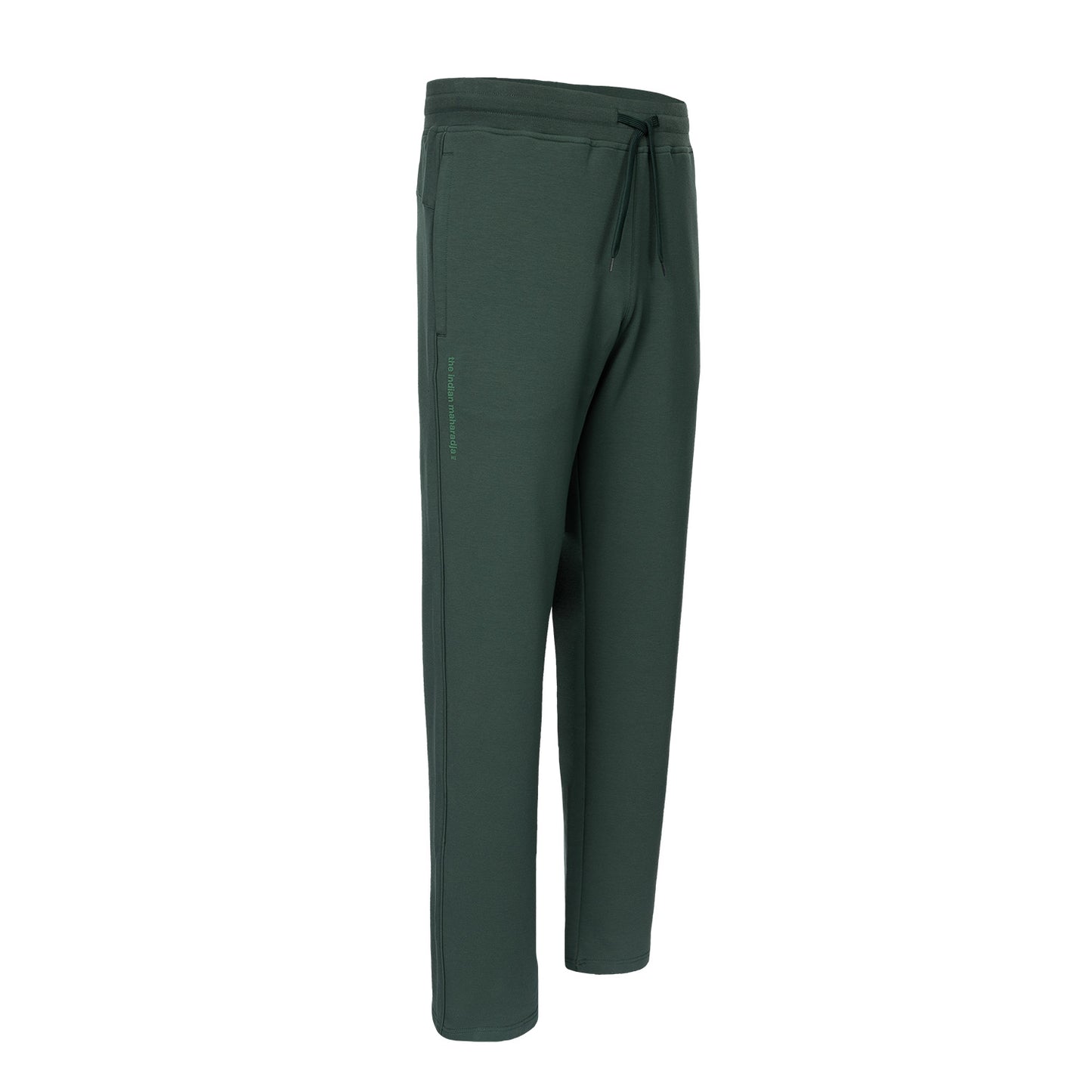 Indian Maharadja Men Cotton Track Pant Hunter Green