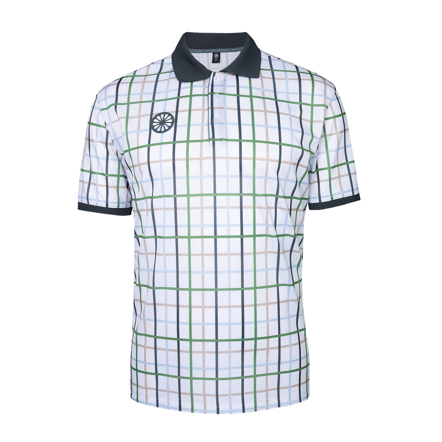 Indian Maharadja Checked Pique Polo Men
