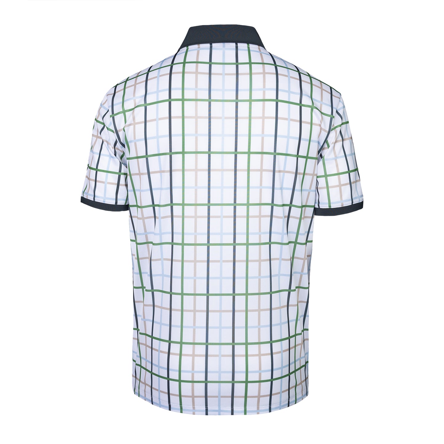 Indian Maharadja Checked Pique Polo Men