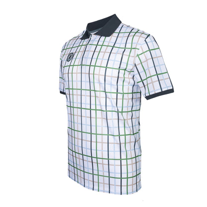 Indian Maharadja Checked Pique Polo Men