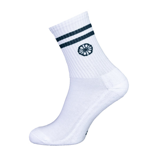Indian Maharadja Striped Crew Sock Ocean