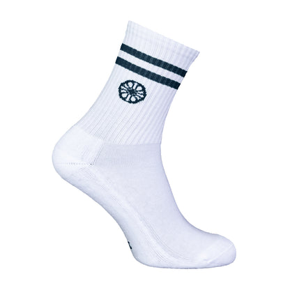 Indian Maharadja Striped Crew Sock Ocean