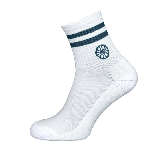 Indian Maharadja Striped Short Sock Ocean