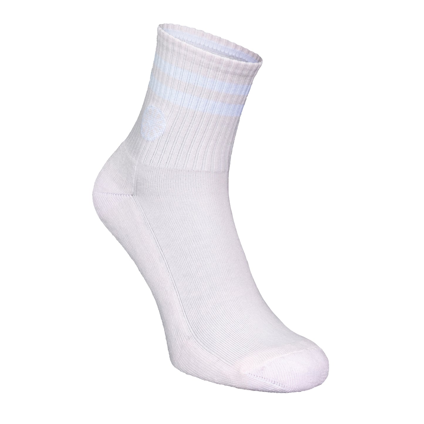 Indian Maharadja Striped Short Sock Pale Pink