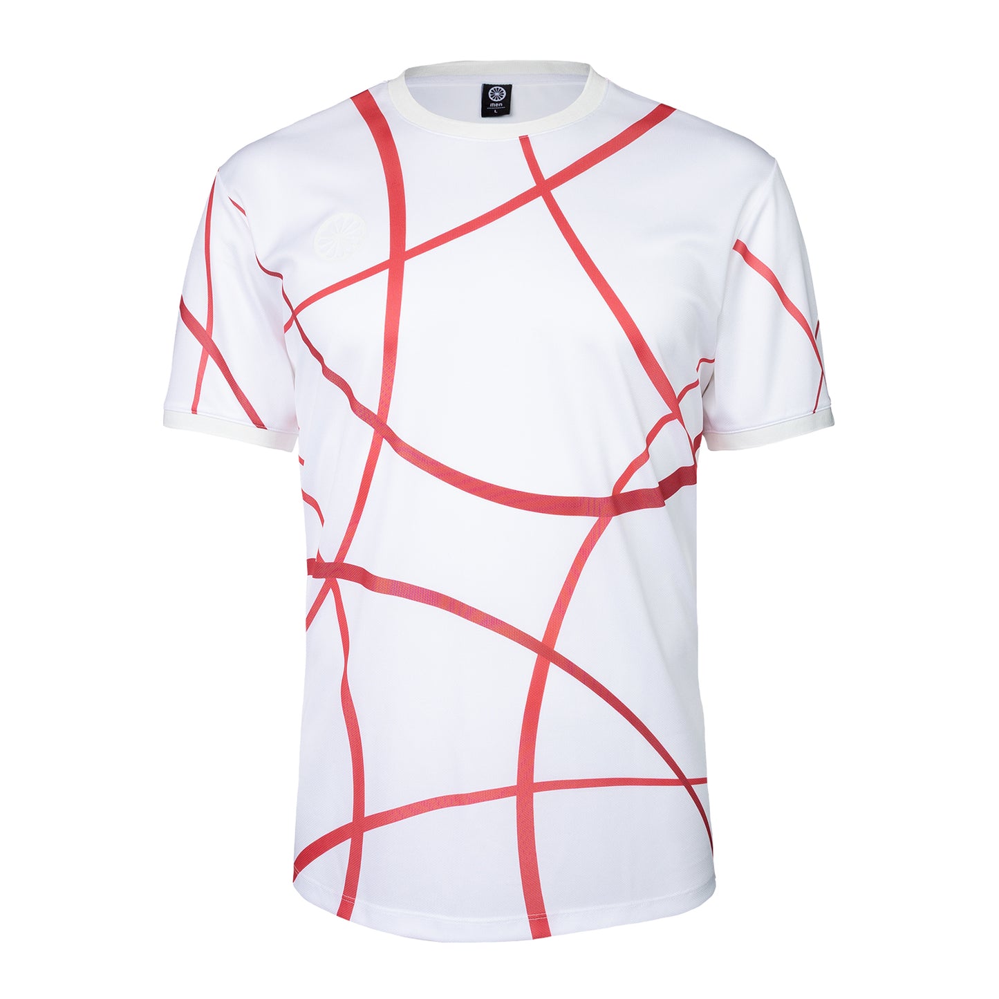 Indian Maharadja Men Pique Smash Tee Ruby Red
