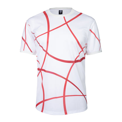 Indian Maharadja Men Pique Smash Tee Ruby Red