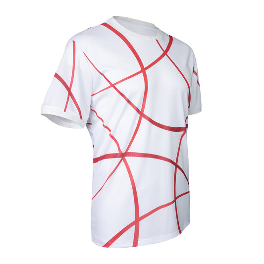 Indian Maharadja Men Pique Smash Tee Ruby Red