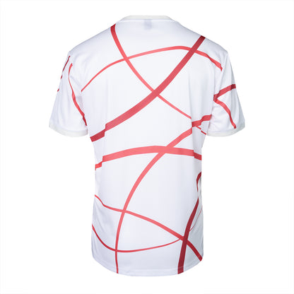 Indian Maharadja Men Pique Smash Tee Ruby Red