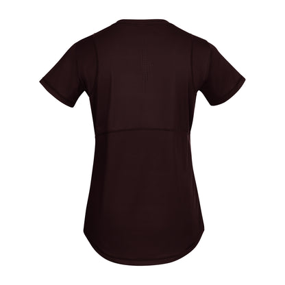 Indian Maharadja Women DryShift Tee Dark Berry