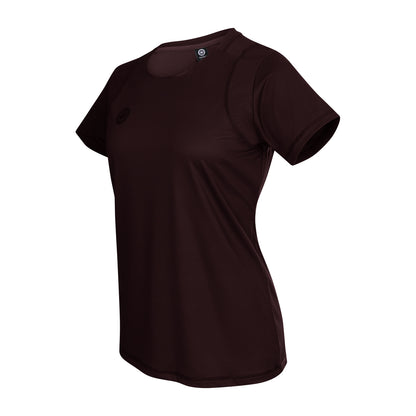Indian Maharadja Women DryShift Tee Dark Berry